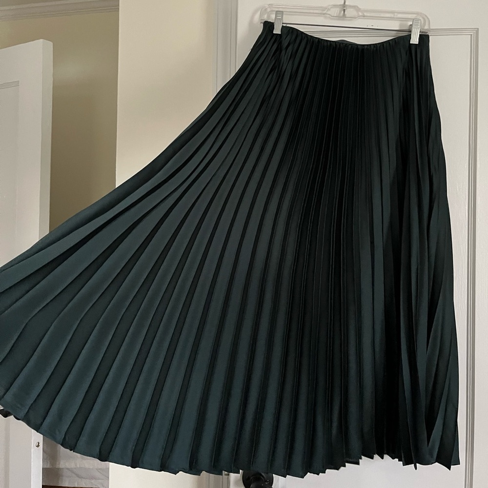 Mango Midi Pleated Skirt